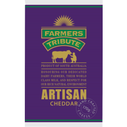 Photo of Farmers Tribute Premium Cheese Wedge Artisan 170g
