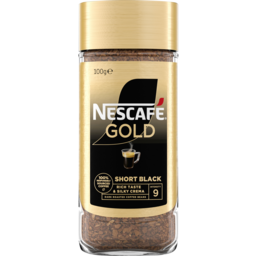 Photo of Nescafe Gold Short Black Instant Coffee 100g