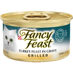 Photo of Purina Fancy Feast Grilled Turkey Feast In Gravy Cat Food 85g