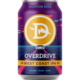 Photo of Dainton Brewery Overdrive West Coast IPA Can 355ml