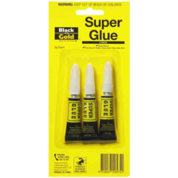 Photo of Black & Gold Super Glue 3pk
