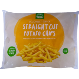 Photo of Natures Garden Deliciously Golden Straight Cut Potato Chips 1kg