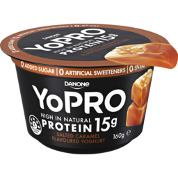 Photo of Danone Yopro High Protein Salted Caramel Yoghurt