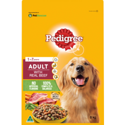 Photo of Pedigree Adult 1-7 Years With Real Beef Dry Dog Food 8kg