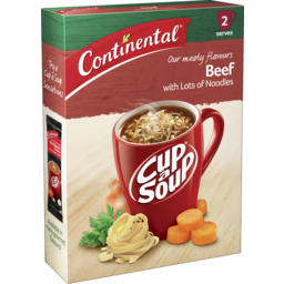 Photo of Continental Cup A Soup Beef With Lots Of Noodles 2 Pack 59g