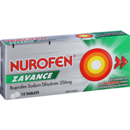 Photo of Nurofen Zavance Tablets 12s 256mg Ibuprofen Pain Relief