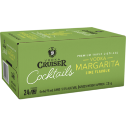 Photo of Vodka Cruiser Cocktails Lime Margarita Can