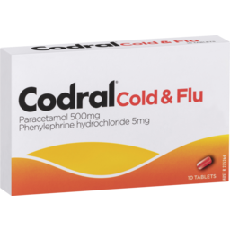 Photo of Codral Relief Cold & Flu + Decongestant 10 Tablets