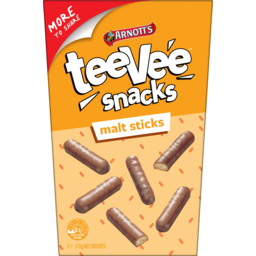 Photo of Arnotts Tee Vee Snacks Malt Sticks Chocolate Biscuits Value Pack