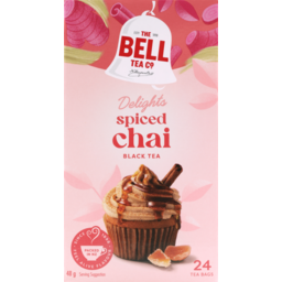Photo of Bell Tea Bags Delights Flavoured Black Tea Chai Spiced 24 Pack
