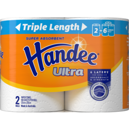 Photo of Handee Ultra Triple Length Paper Towel 2pk