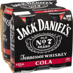 Photo of Jack Daniel's & Cola 4 Pack 375ml