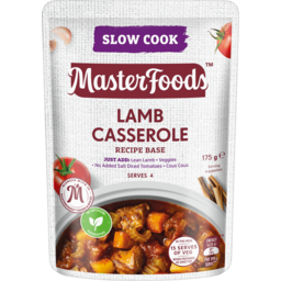 Photo of MasterFoods Lamb Casserole Slow Cook Recipe Base 175gm