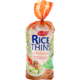 Photo of Real Foods RiceThins Wholegrain 150g 
