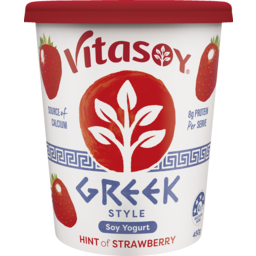 Photo of Vitasoy Greek Style Strawberry Soy Yogurt