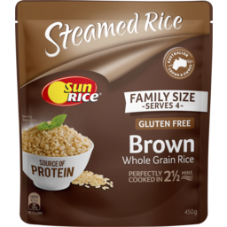 Photo of SunRice Fragrant Brown Rice 450g