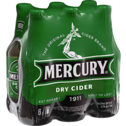 Photo of Mercury Dry Cider 5.2% 6 X 375ml Bottle 6.0x375ml