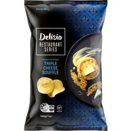 Photo of Delisio Potato Chips Triple Cheese Souffle