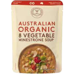 Photo of Australian Organic 8 Vegetable Minestrone Soup 330g