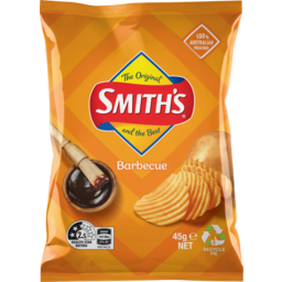 Photo of Smiths Barbecue Crinkle Cut Chips 45g