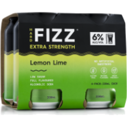 Photo of Hard Fizz Extra Lemon Lime Seltzer 4 pack