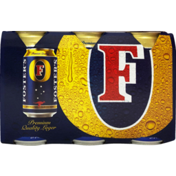 Photo of Fosters Beer Lager Cans