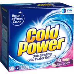Photo of Cold Power 2in1 With A Touch Of Fabric Softener, Powder Laundry Detergent, 900g