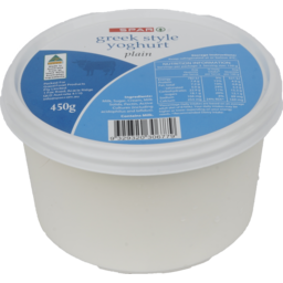 Photo of Spar Yoghurt Greek Plain 450gm