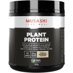 Photo of Musashi Vanilla Milkshake Plant Protein Powder