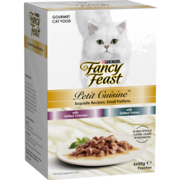 Photo of Fancy Feast Adult Petit Cuisine Chicken And Turkey Grilled Wet Cat Food 6.0x50g