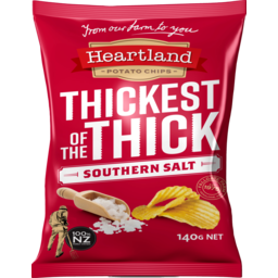 Photo of Heartland Potato Chips Thickest Of The Thick Southern Salt