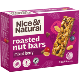 Photo of Nice & Natural Nut Bars Mixed Berry 192g