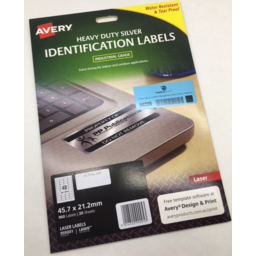 Photo of Ticket, Stock Location Management, Avery, Silver, 840 labels (20P x )