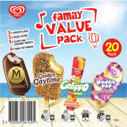 Photo of Streets Ice Cream Family Value Pack 20pk