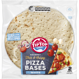 Photo of TIP TOP PIZZA BASES WHITE 12 IN 2PK