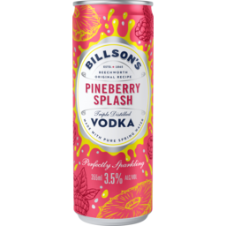 Photo of Billson's Vodka With Pineberry Splash 355ml