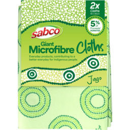 Photo of Sabco Jingo Giant Microfibre Cloths 2 Pack