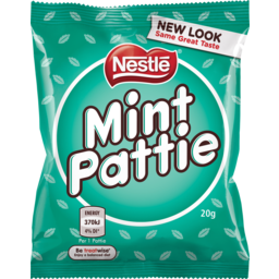 Photo of Nestle Mint Pattie Milk Choc Bar