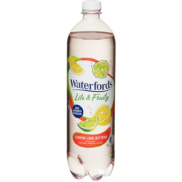 Photo of Waterfords Lite & Fruity Sparkling Natural Mineral Water Lemon Lime Bitters 1lt