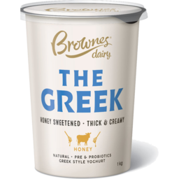 Photo of Brownes Yoghurt Greek Style Honey