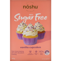 Photo of Nōshu 98% Sugar Free Vanilla Cupcakes Baking Mix
