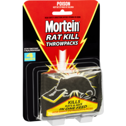 Photo of Mortein Rat Kill Throwpacks 4 Pack