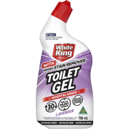 Photo of White King Toilet Gel Lavender With Added Stain Remover 700ml