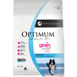 Photo of Optimum Adult Sensitive Grain Free Dry Dog Food With Turkey
