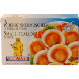 Photo of Vigilante Small Scallops in Sauce 115g