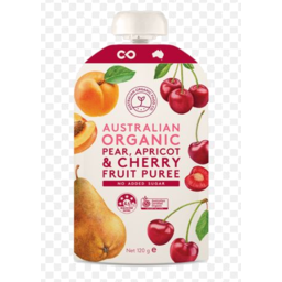 Photo of Aofc Puree Pear Apricot 120g