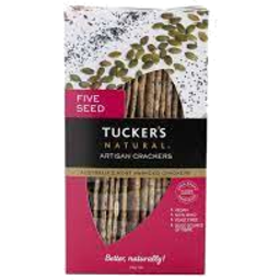 Photo of Tucker's Five Seed Artisan Crackers 100g