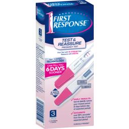 Photo of First Response Test & Reassure Pregnancy Test 3 Pack