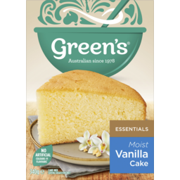 Photo of Greens Essentials Moist Vanilla Cake Mix 340g