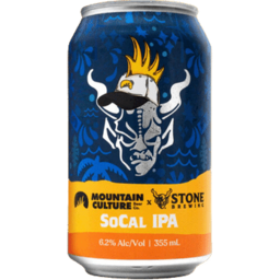 Photo of Mountain Culture Beer Co x Stone Brewing SoCal IPA 4pk